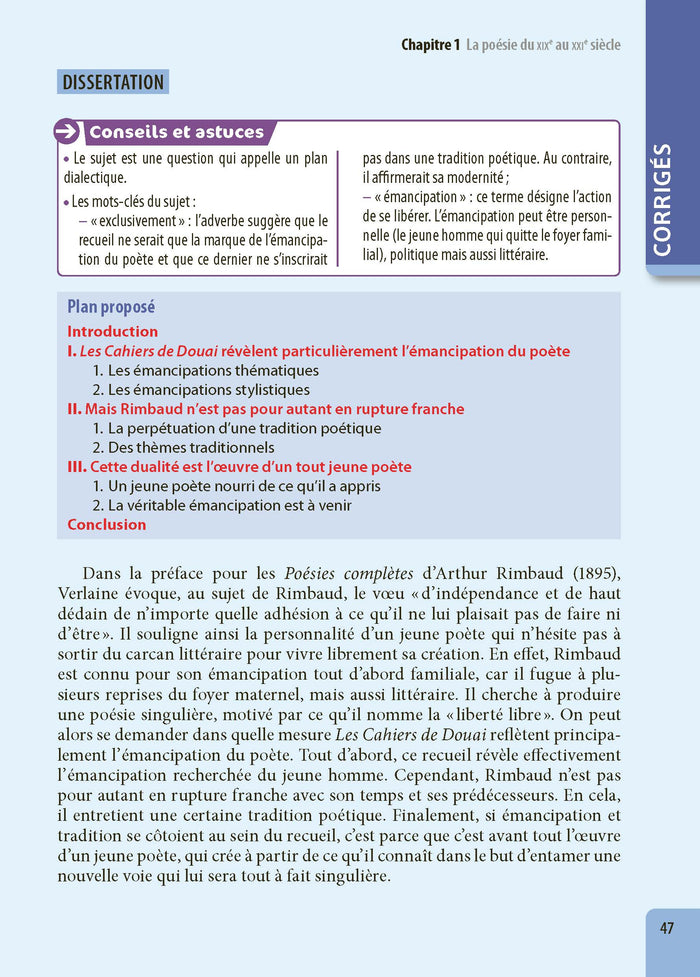 ABC BAC Excellence Français 1re 2025