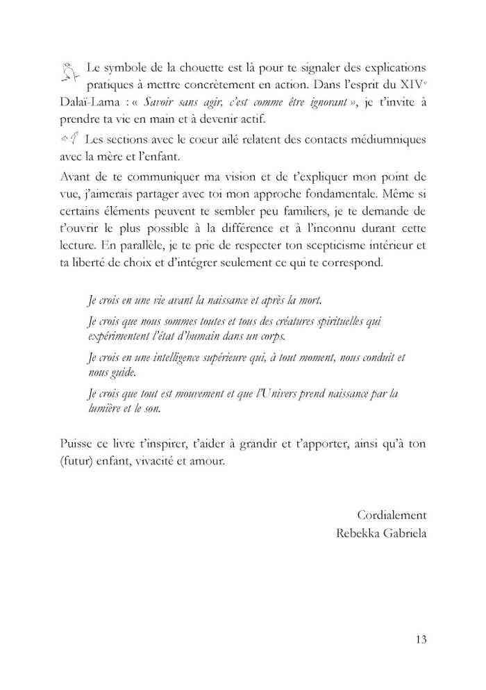 Dialoguer avec l'âme du bébé