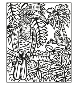 La forêt tropicale - La peinture magique