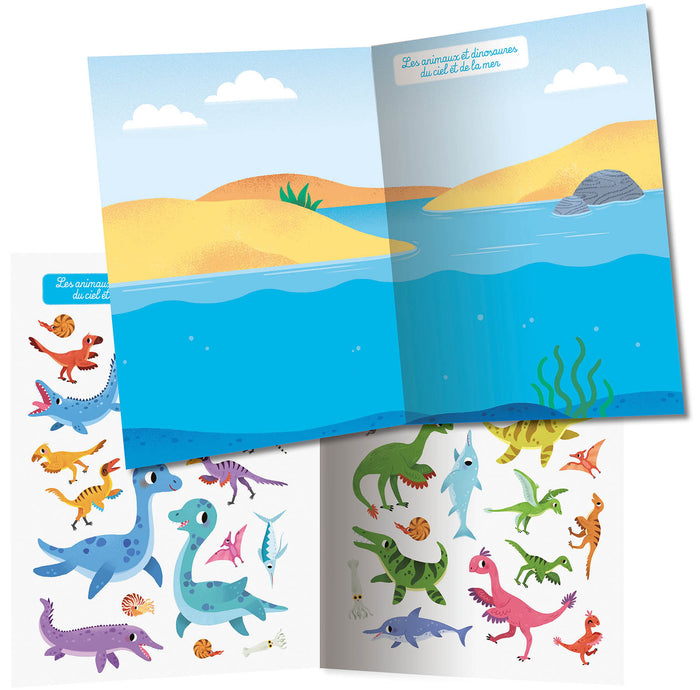 Mes 250 autocollants - Dinosaures NED