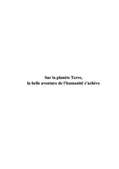 Vers un nouvel Éden