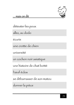 On ne dit pas... ...mais on dit