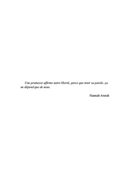 Une promesse, une vie