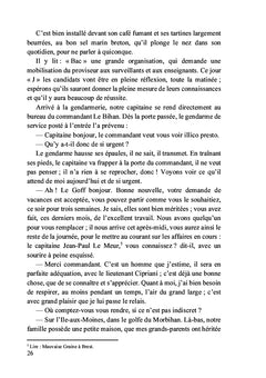 Escale assassine sur l'île de Groix