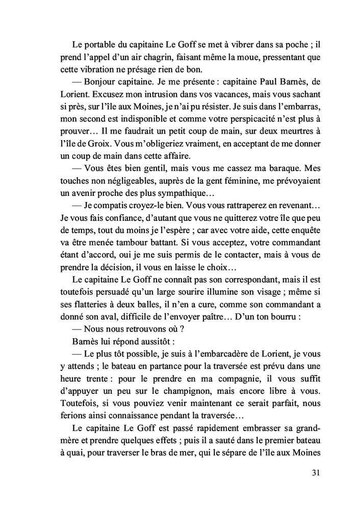 Escale assassine sur l'île de Groix