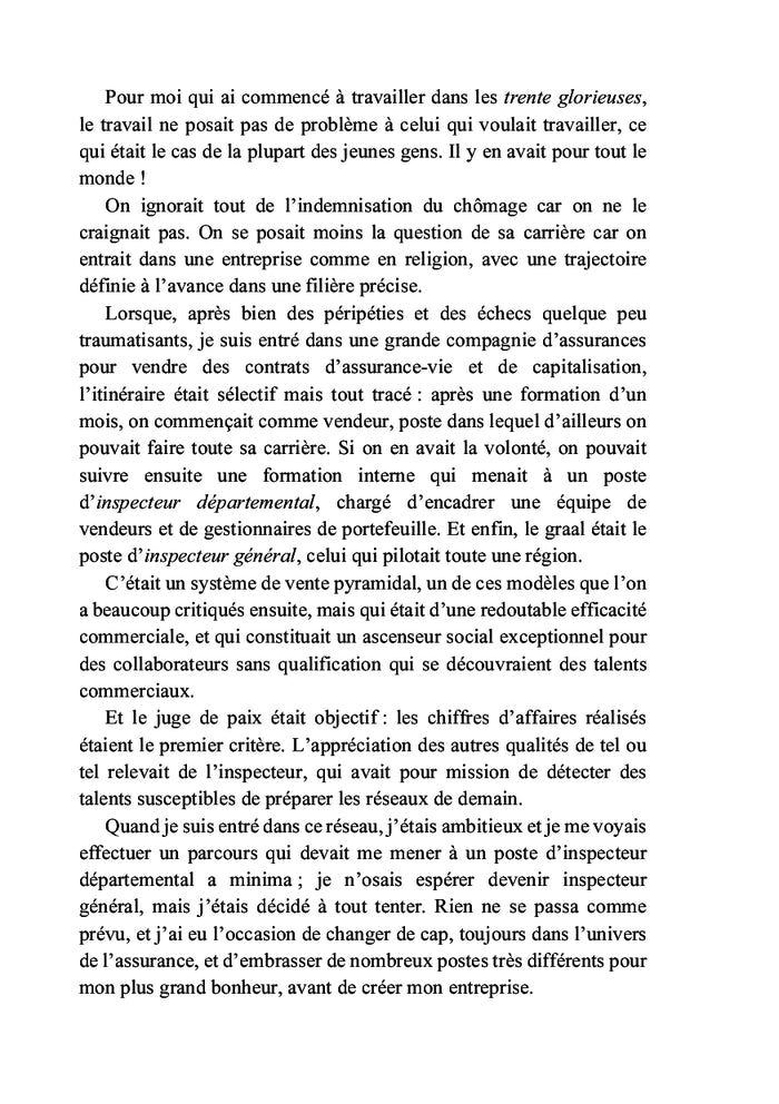 Mémoires d'un manager