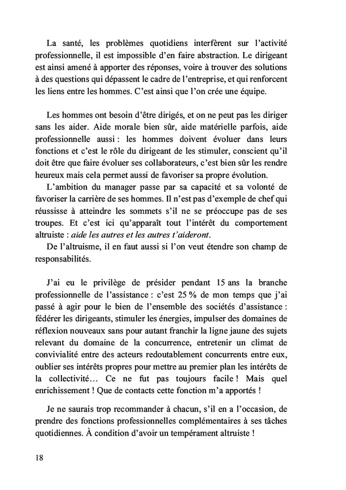 Mémoires d'un manager