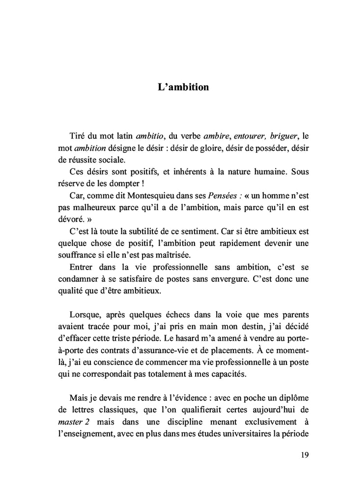 Mémoires d'un manager