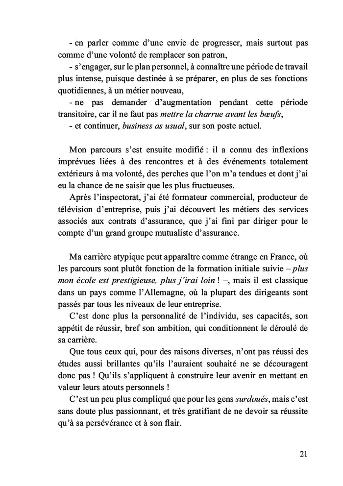 Mémoires d'un manager