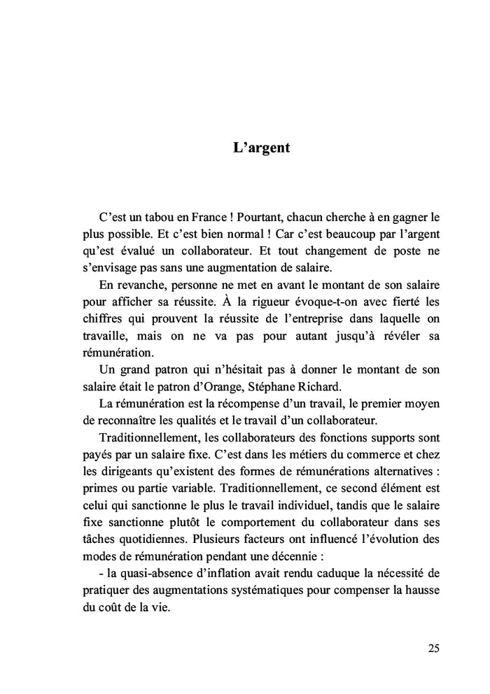 Mémoires d'un manager