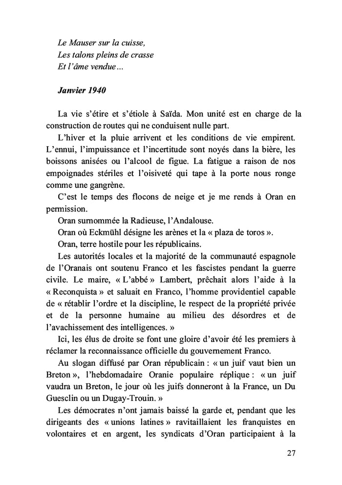 Le serment de Bizerte