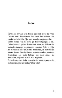 Rêves d'écriture