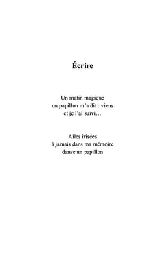 En suivant le papillon