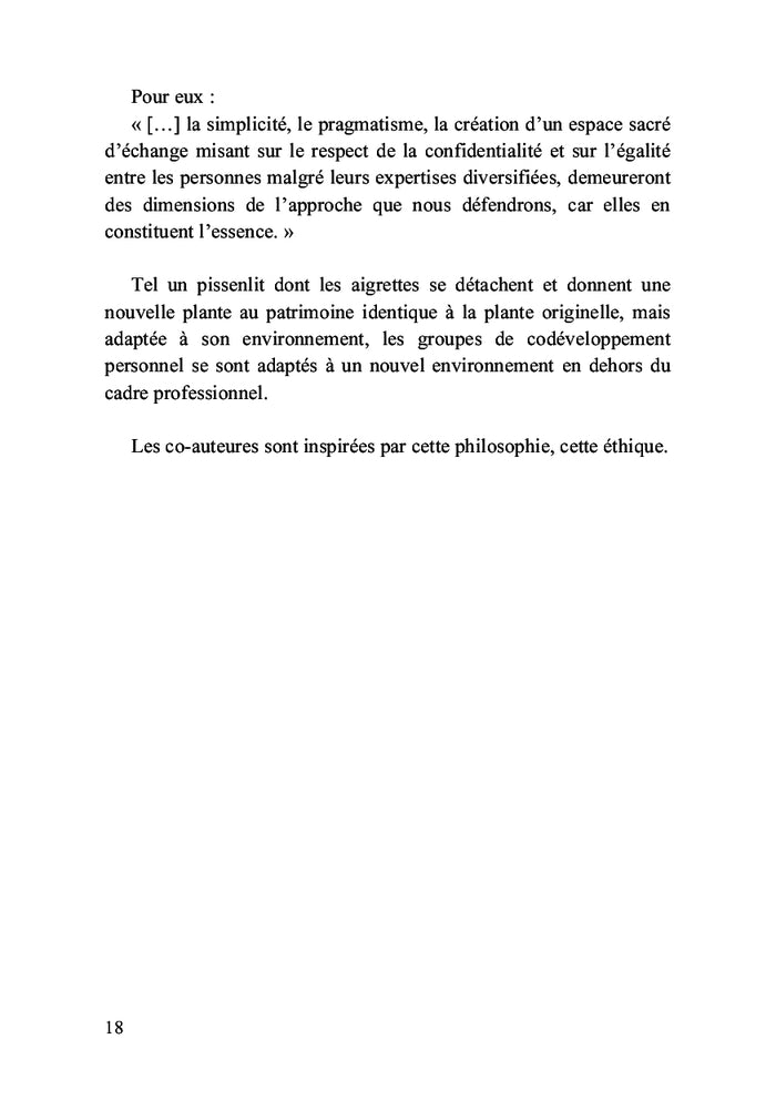 Le groupe de codéveloppement personnel