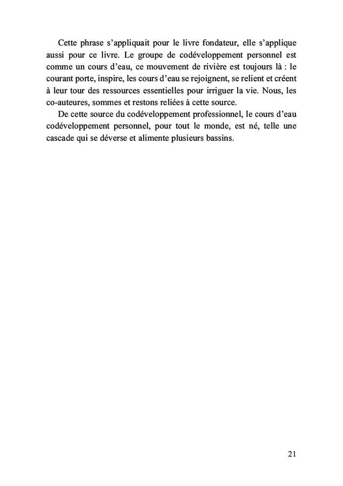 Le groupe de codéveloppement personnel