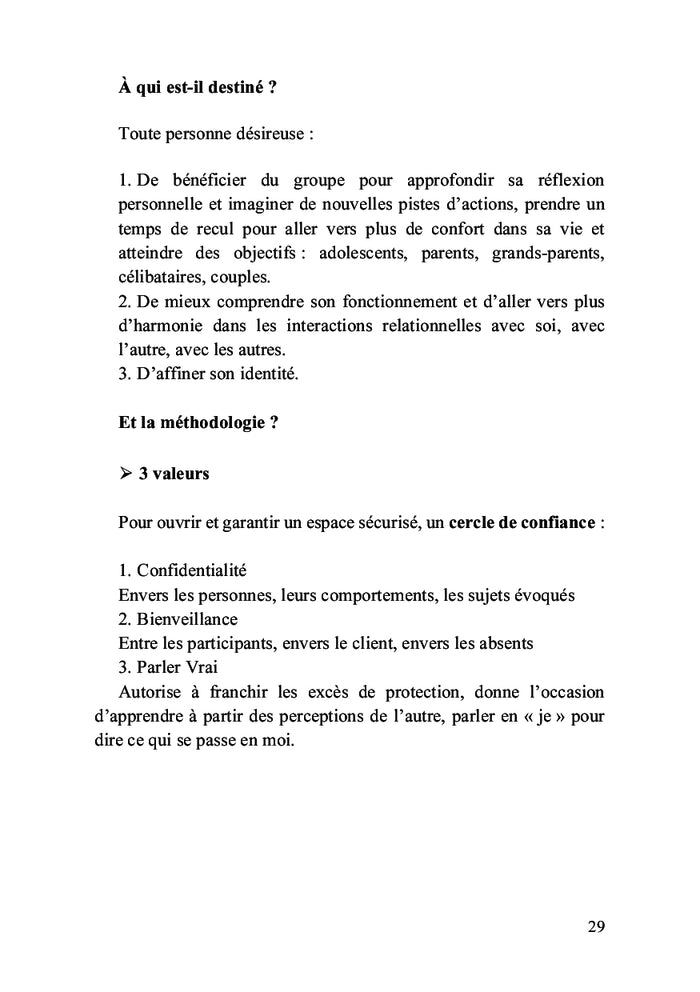 Le groupe de codéveloppement personnel