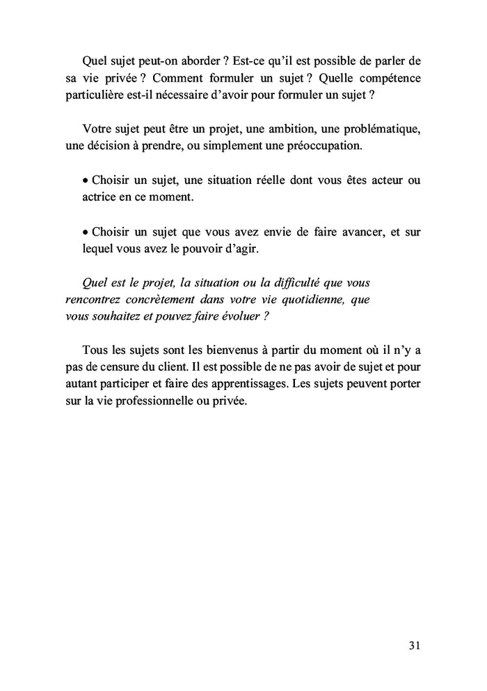 Le groupe de codéveloppement personnel