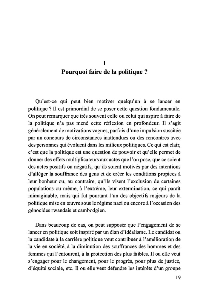 L'intégrité en politique : une utopie ?