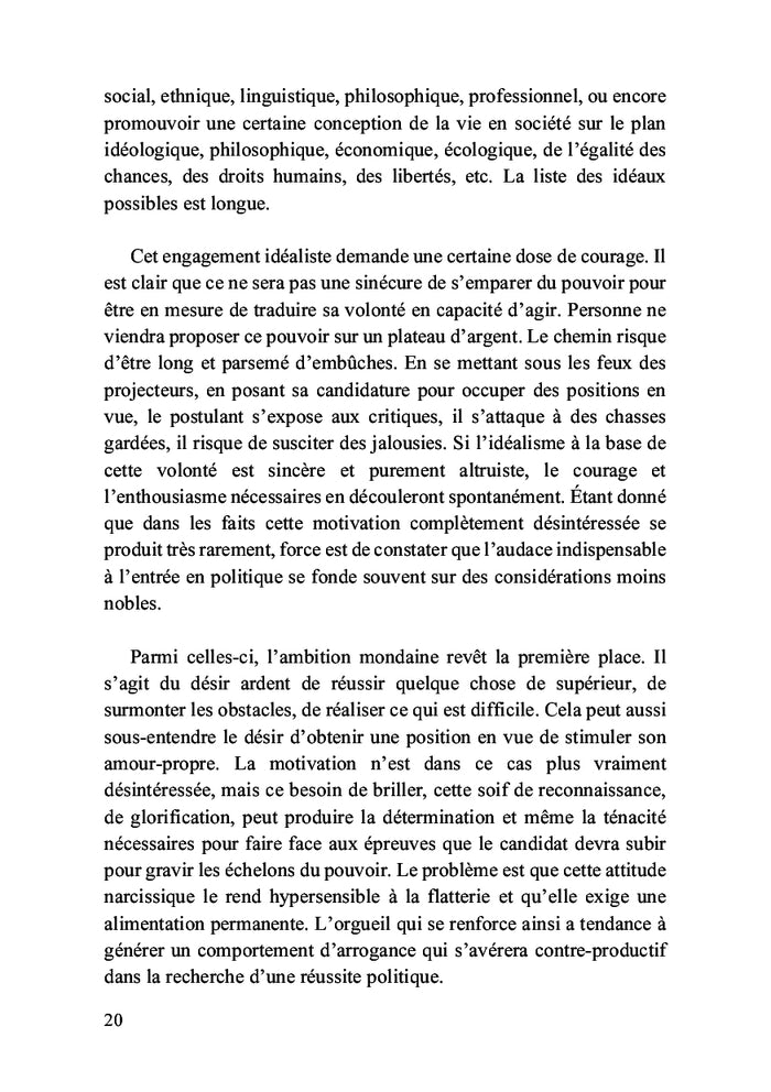 L'intégrité en politique : une utopie ?