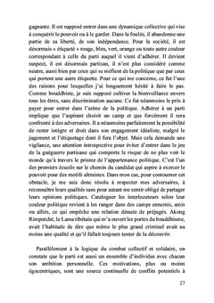 L'intégrité en politique : une utopie ?
