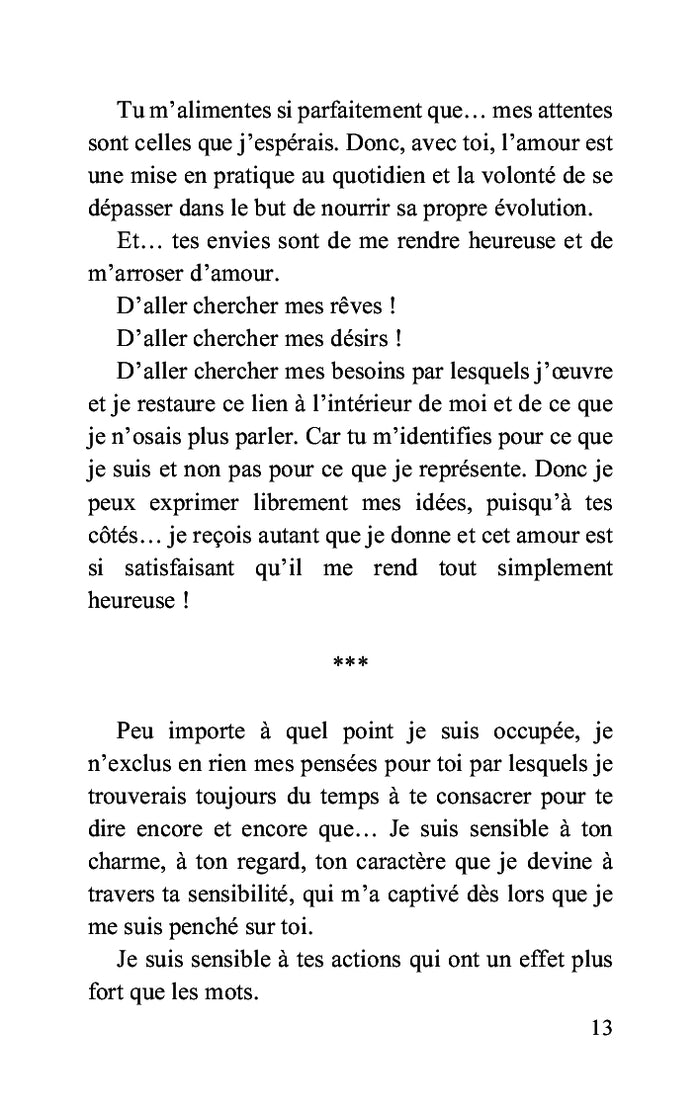 L'amour est une chaleur intense