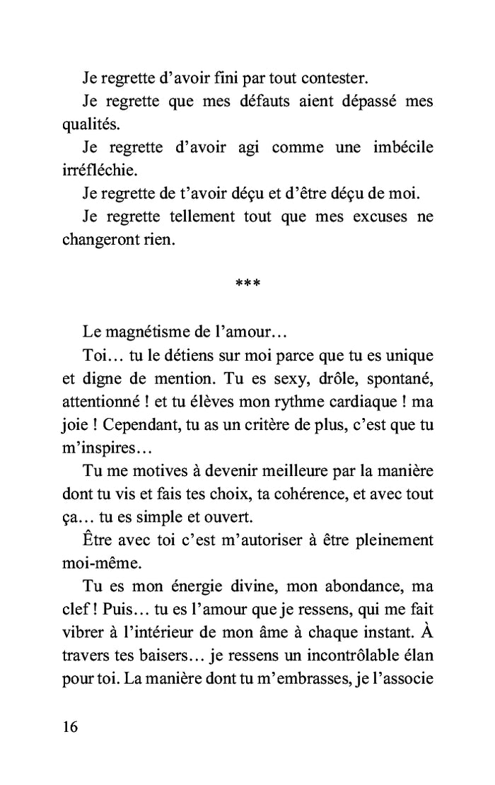 L'amour est une chaleur intense