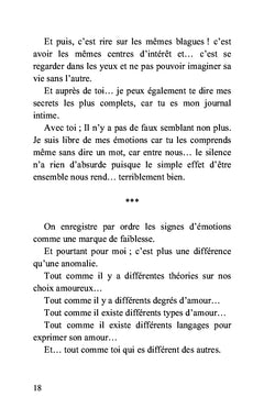 L'amour est une chaleur intense