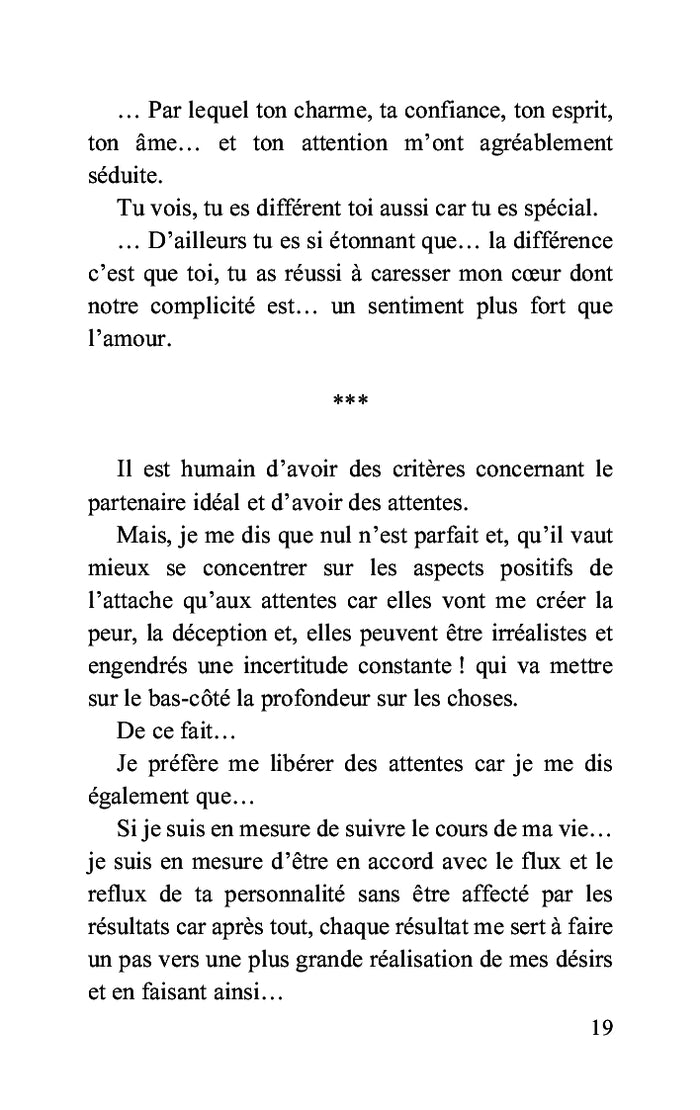 L'amour est une chaleur intense