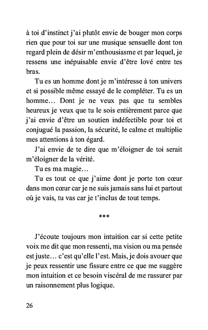 L'amour est une chaleur intense