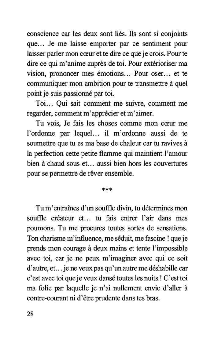 L'amour est une chaleur intense