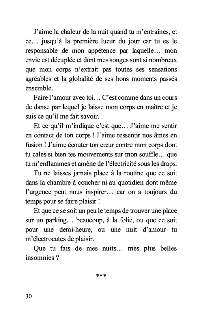 L'amour est une chaleur intense