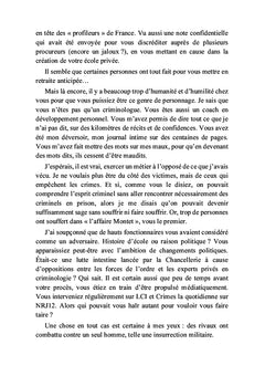 Mémoires d'un criminologue