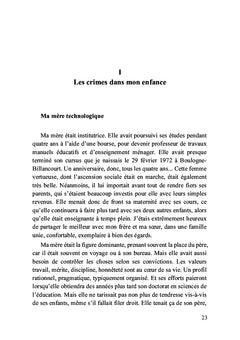 Mémoires d'un criminologue