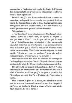 La Sharia des sources