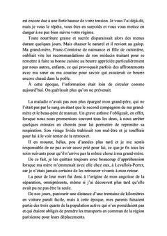 Le passé dans mes gènes