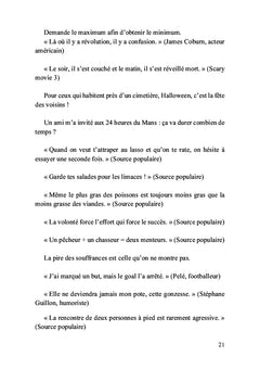 Recueil de brèves en vrac