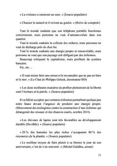 Recueil de brèves en vrac