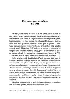 Quand vient la fin de l'été...