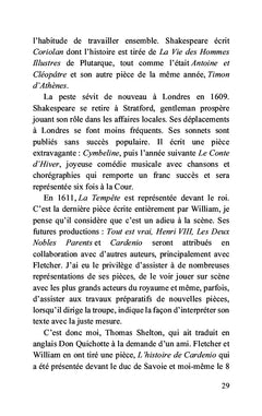 Cervantès – Shakespeare : la rencontre