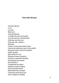 Tout était décousu