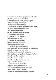 Tout était décousu