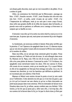 Je le sais, c'est maman qui me l'a dit