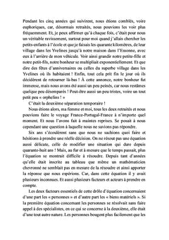 Rencontres et séparations