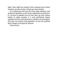 Rencontres et séparations