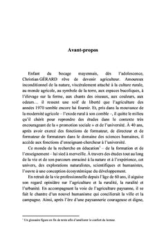 Le bocage pour une agriculture paysanne