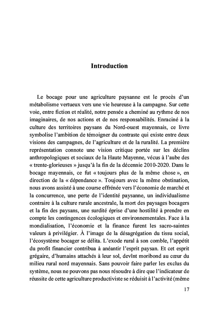 Le bocage pour une agriculture paysanne