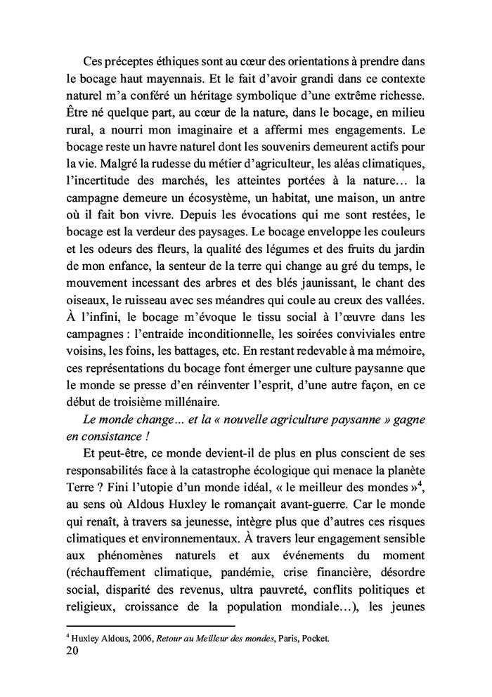 Le bocage pour une agriculture paysanne