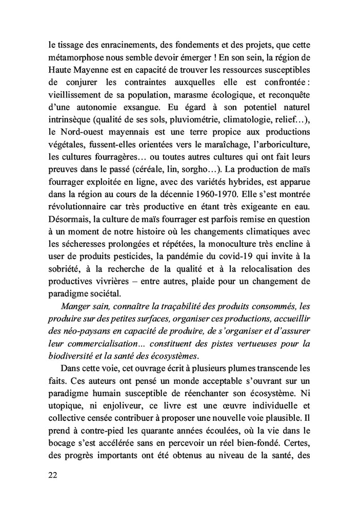 Le bocage pour une agriculture paysanne