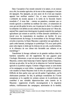 Le bocage pour une agriculture paysanne