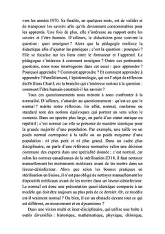 L'évolution scientifique